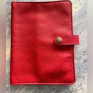 Chic Sparrow A5 Travelers Notebook Number 10 Folio New Rio Red Leather Cascade
